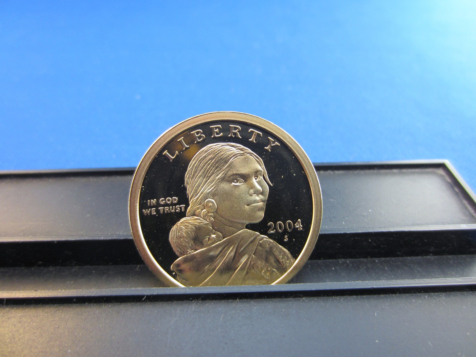 2004-S Native American Clad Sacagawea Dollar Deep Cameo MIRROR PROOF Upper Grade