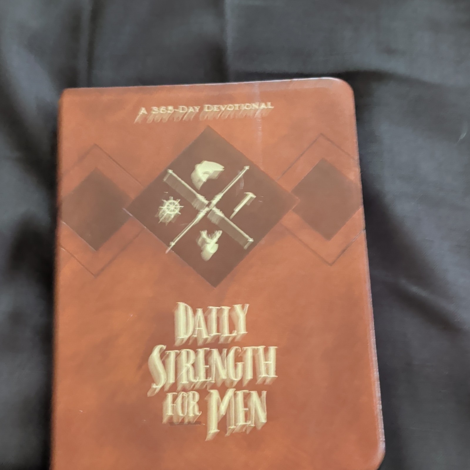 BroadStreet Daily Strength for Men 365-Day Devotional Book by Chris Bolinger