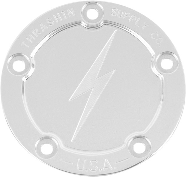 Thrashin Supply Co. Dished Points Cover Polished #TSC-3026-2 Harley Davidson