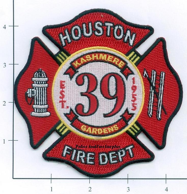 Texas - Houston Station 39 TX Fire Dept Patch - Kashmere Gardens