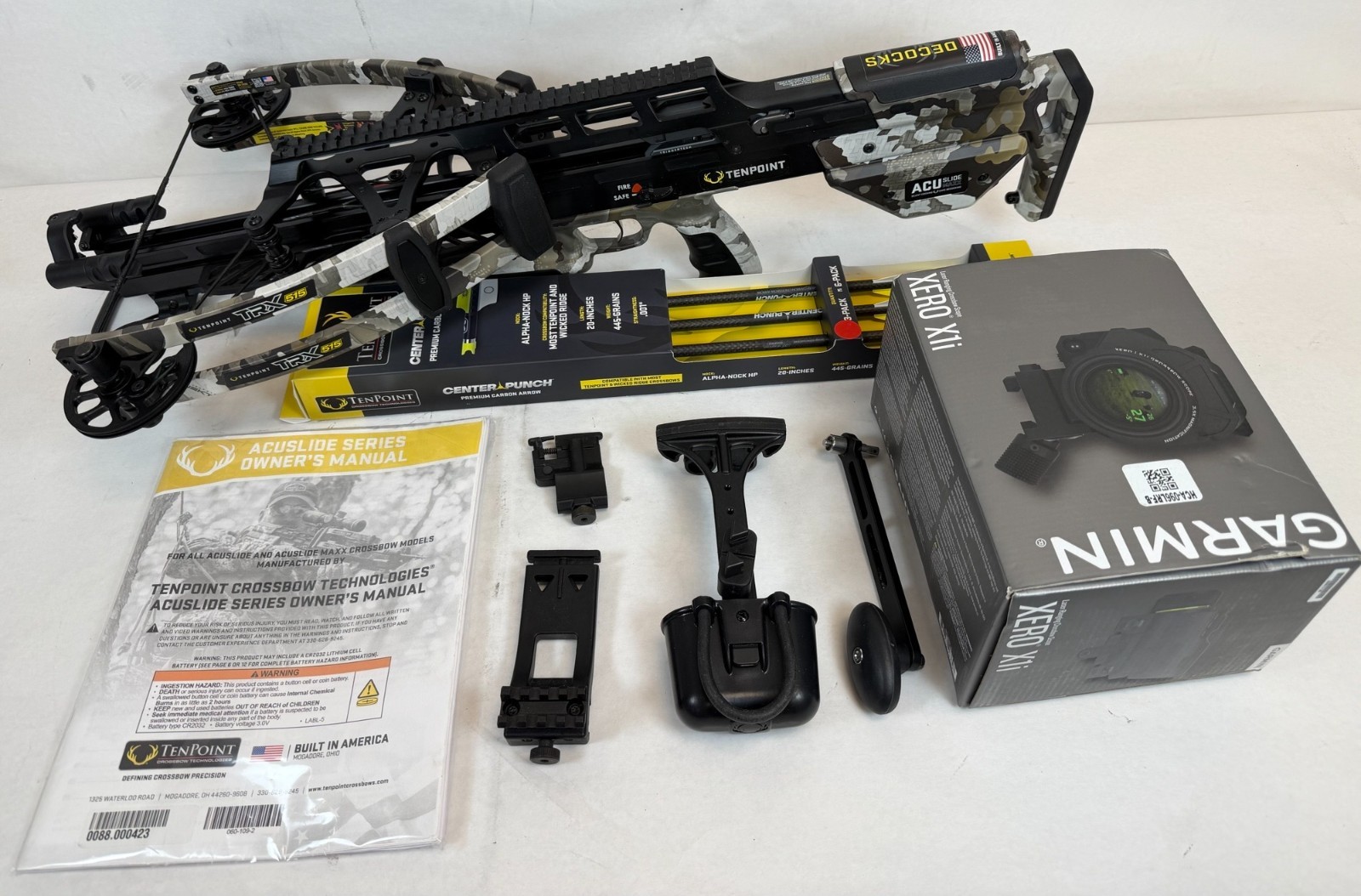 TenPoint TRX515 XERO, ACUslide MAXX, Garmin XERO X1i Scope (Vektra) CB24001-7879