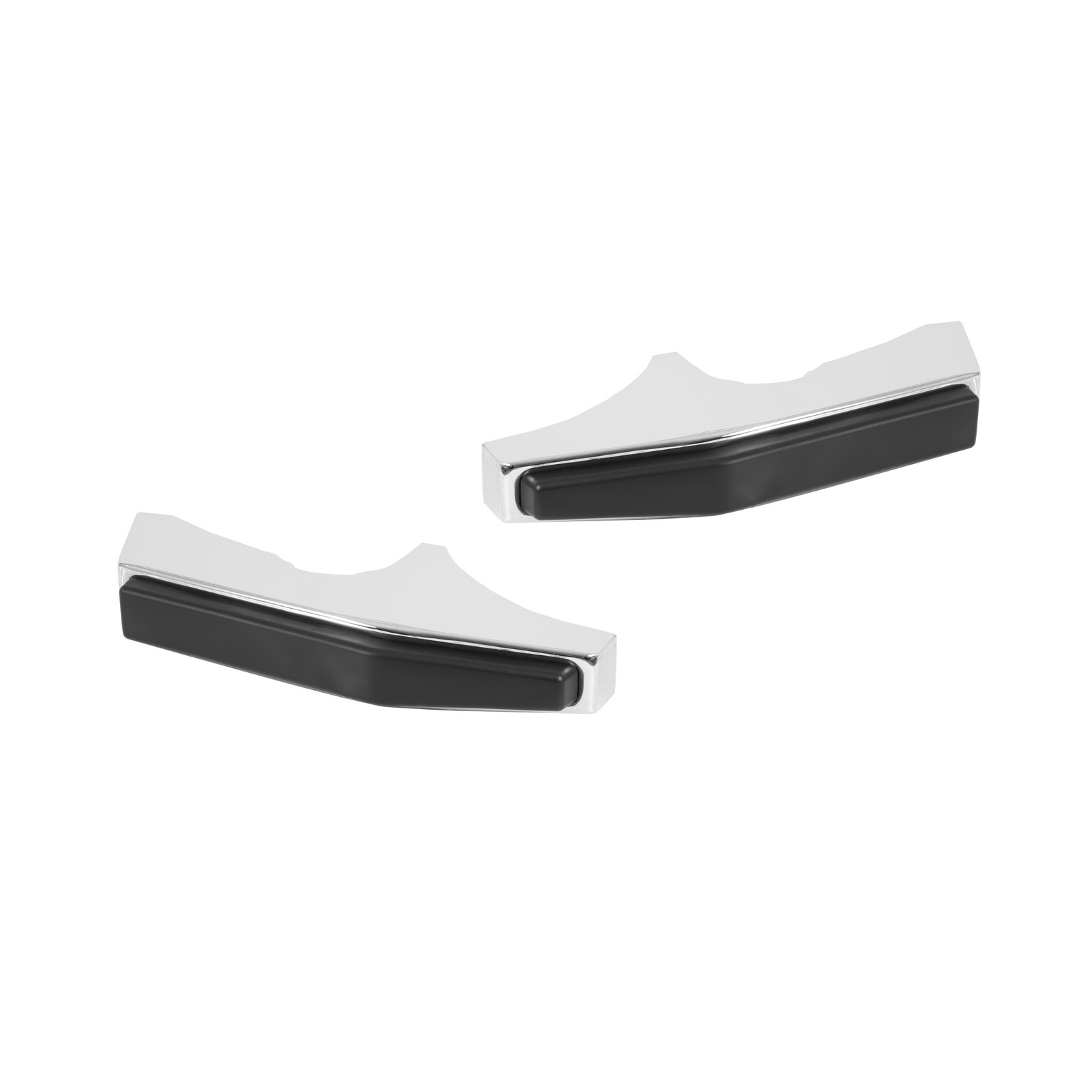 Brothers Trucks Bumper Guards - Front - Chrome/Black - Pair 04-194