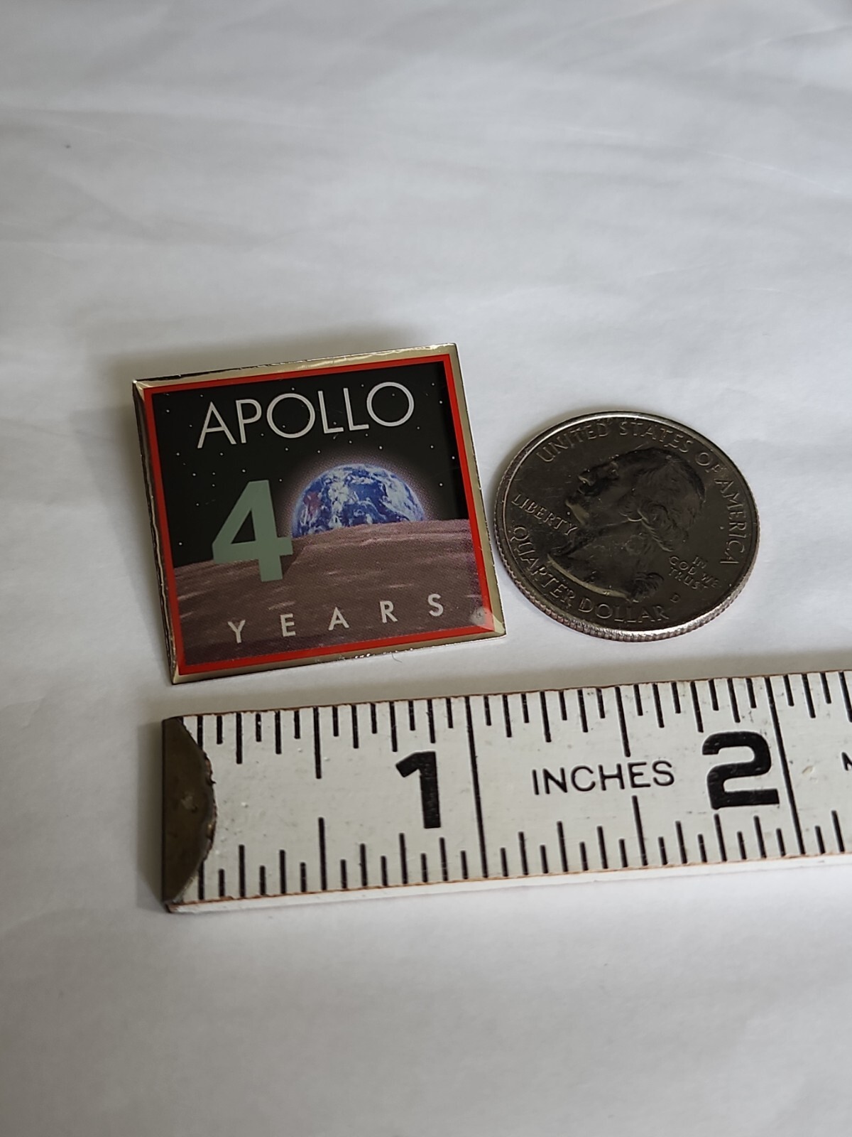 Apollo 40 Years Lapel Hat Jacket Pin