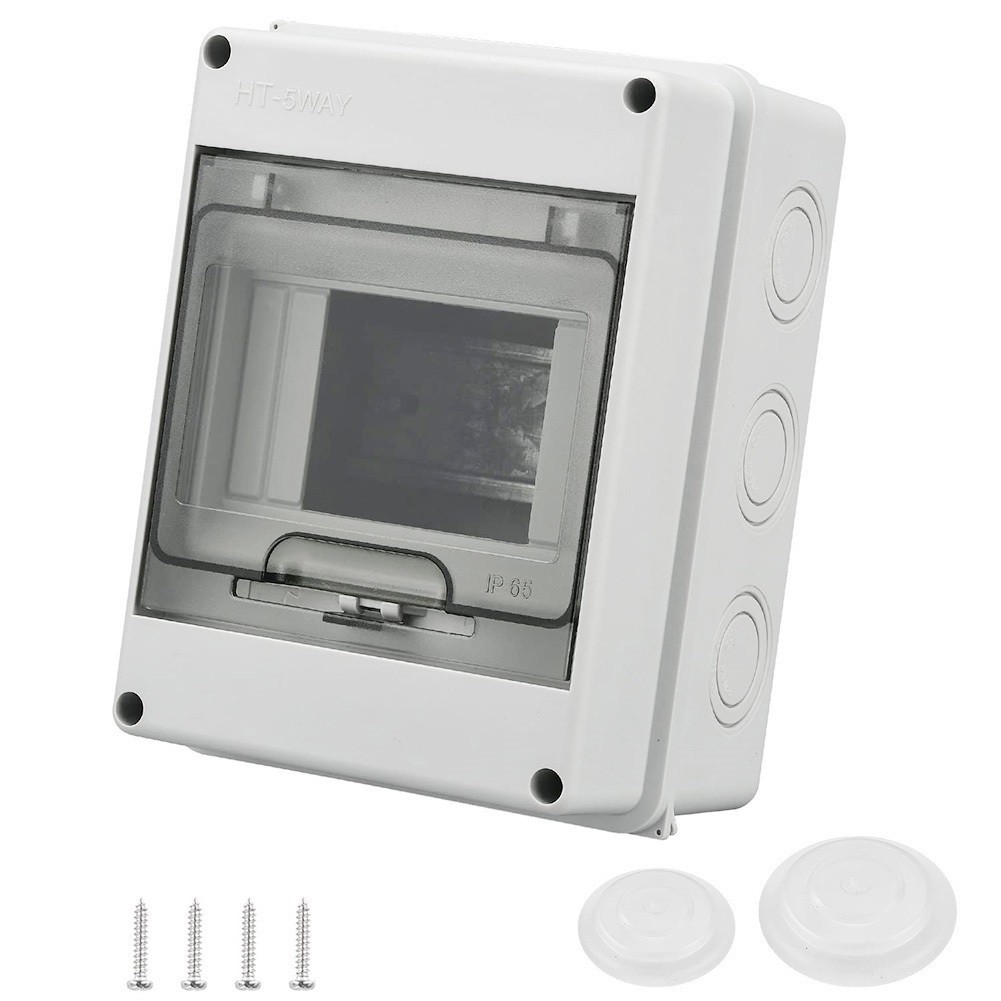Fuse Box Accessories 1 Pcs 1 Row For 5 Modules Distribution Box Dustproof