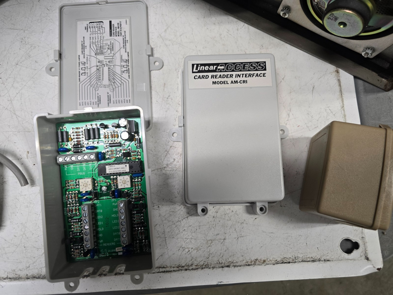 Linear AE1000 Telephone Entry System + (2) Card Interface+ (2) Reader-Free S/H!
