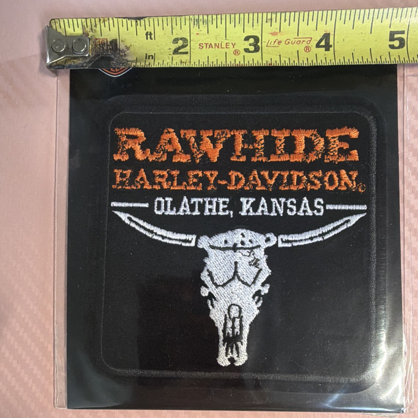 Harley-Davidson Rawhide Olathe Kansas Embroidered Emblem Patch