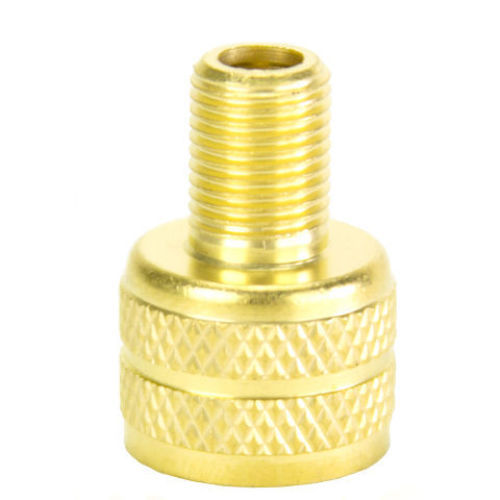 Large Bore to Standard Bore Tire Valve Adapter, Cap Style