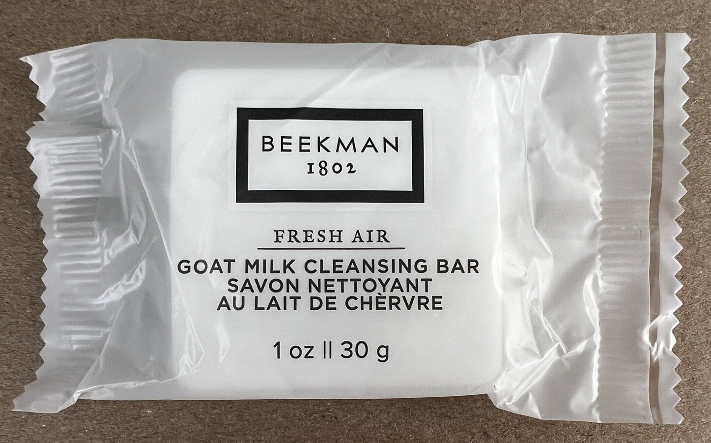 24 Bars Beekman 1802 Fresh Air Goat Milk Bath/Cleansing Bar Soap 1oz Travel Size