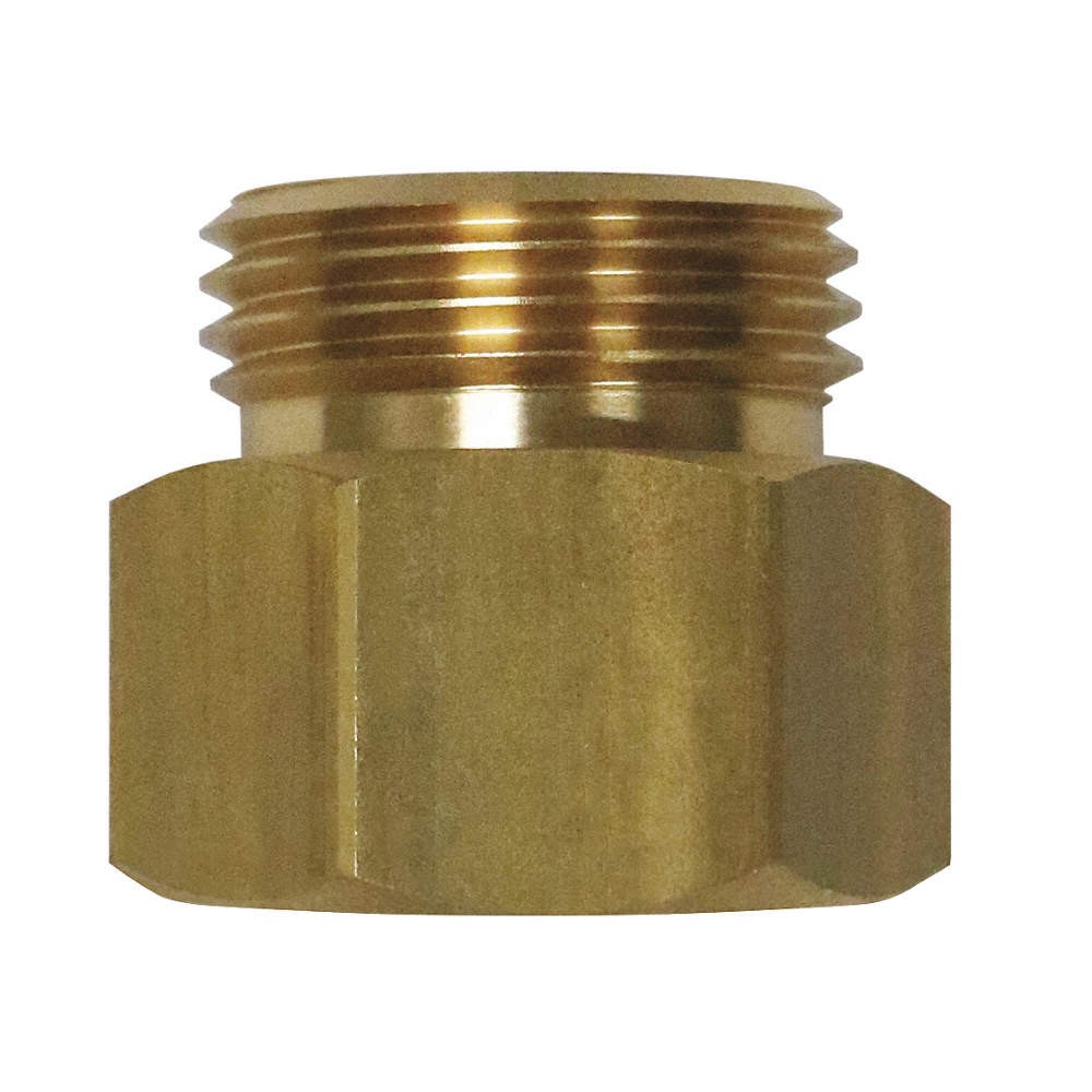 SANI-LAV N31 Hose Adapter,Brass,3/4" x 3/4" 53PZ64