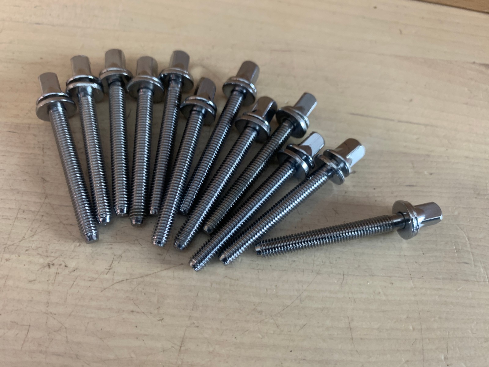 DW DRUM WORKSHOP Lot of 12x 1-5/8-Inch TENSION ROD Snare Drum Tom Part TP30 Fine