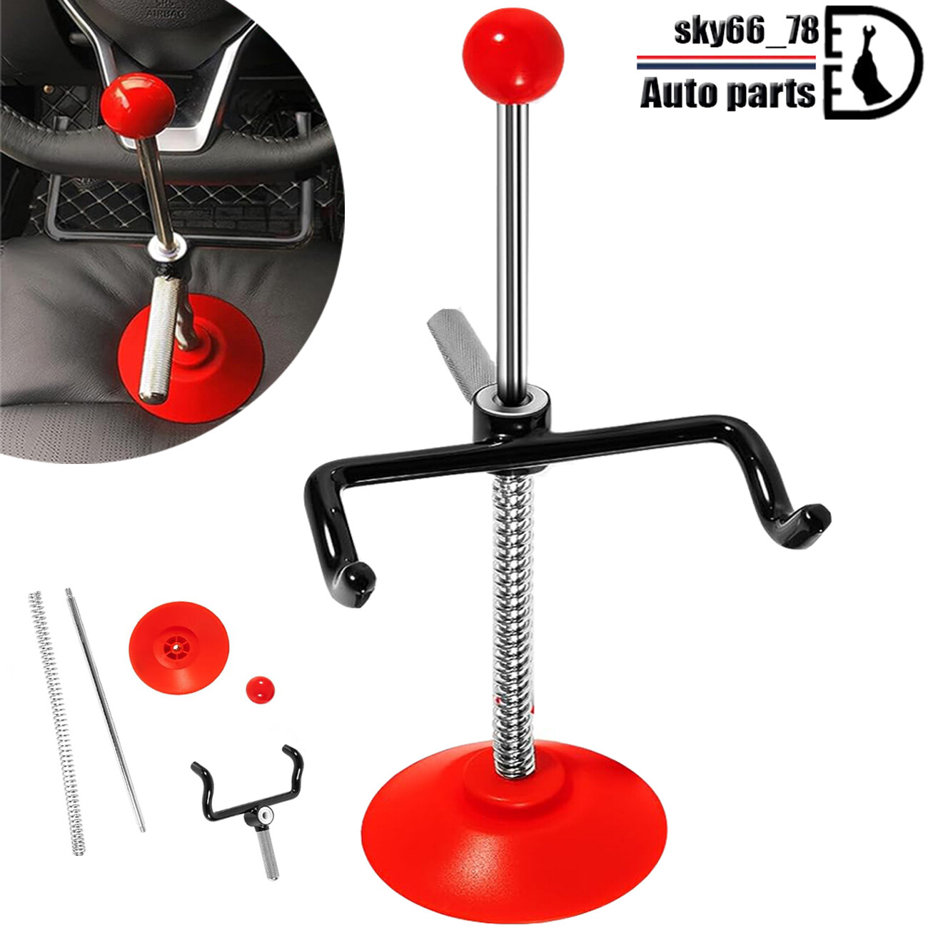 14inch Steering Wheel Holder Adjustable Car Alignment Tool for Truck/Buses/Vans