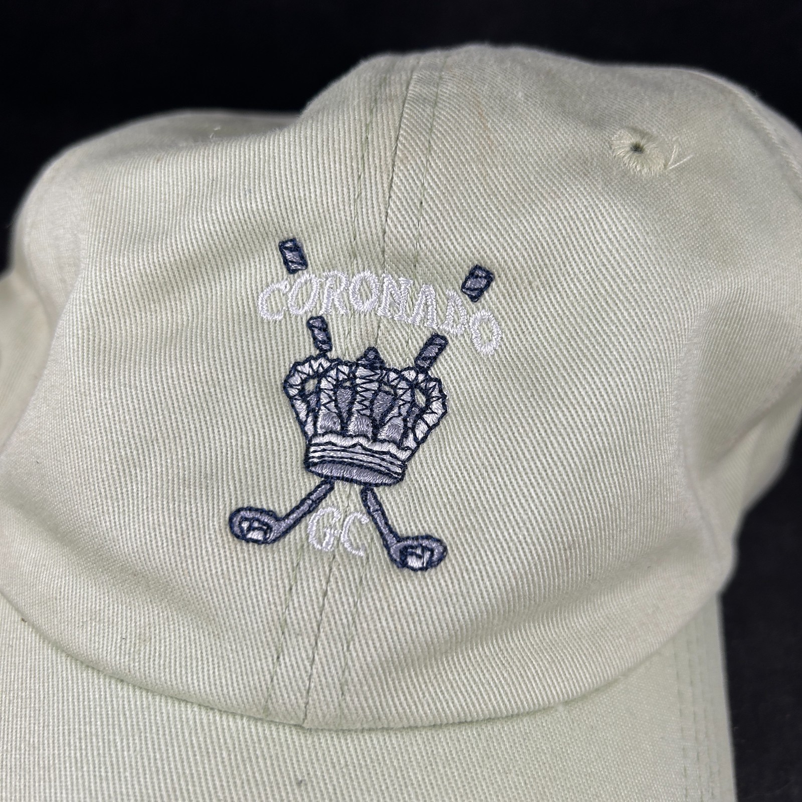 CORONADO GC GOLF COURSE PGA AUTHENTIC CLASSIC CUT ADJUSTABLE STRAP HAT CAP RARE