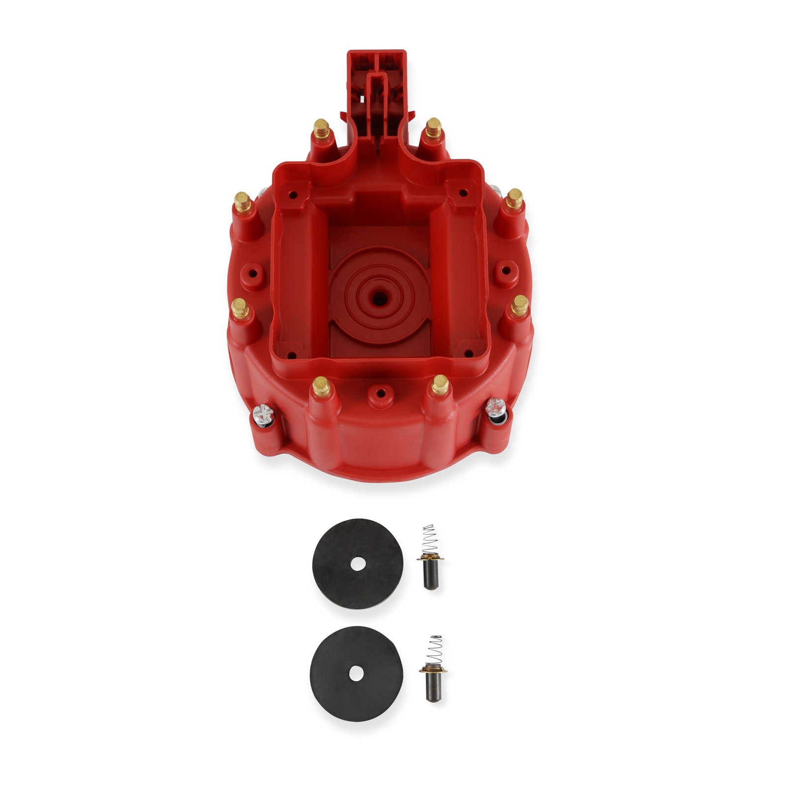 8411 GM HEI Distributor Cap, Red