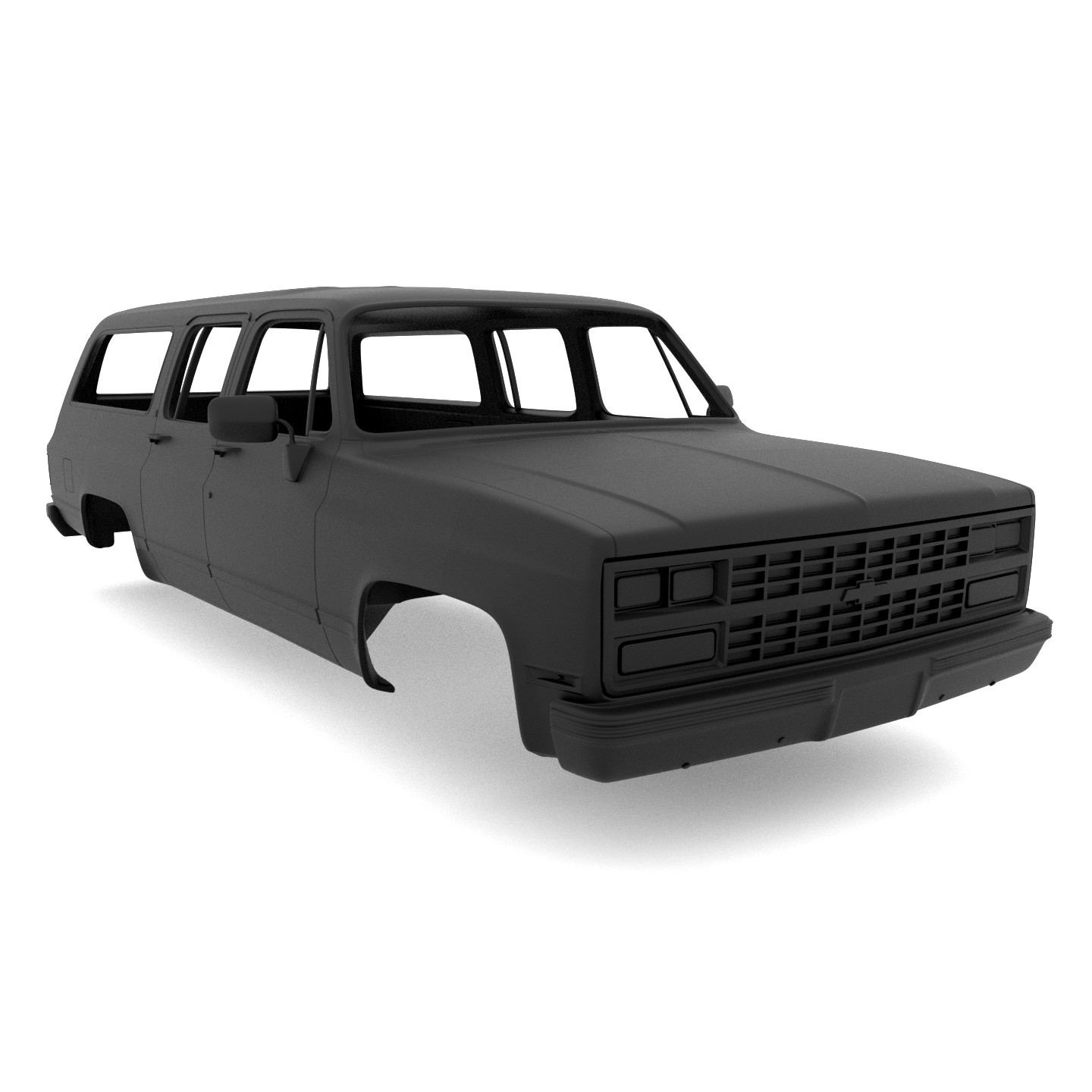 1/25 Scale Resin 1989 Chevrolet Suburban Body 3D Printed