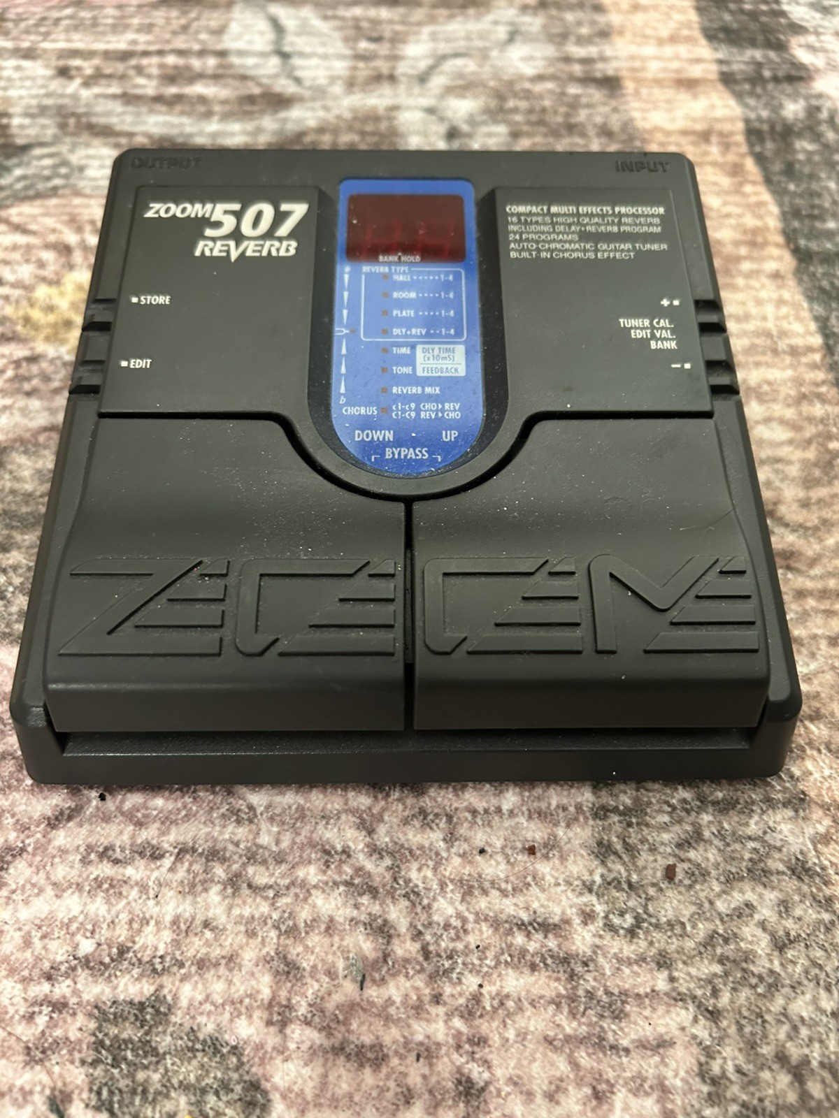 ZOOM 507 Digital Reverb Guitar Compact Multi-Series