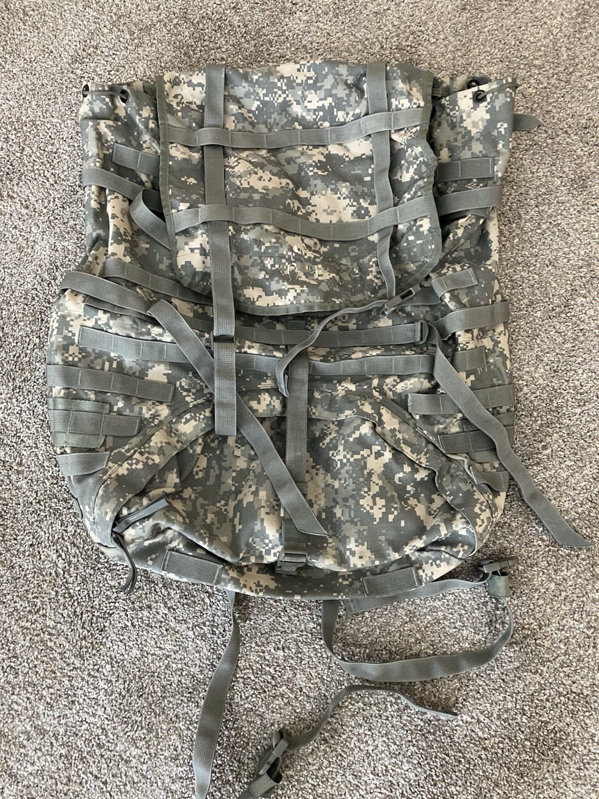 USGI MOLLE II Large Rucksack Field Pack Military Surplus ACU Modular System