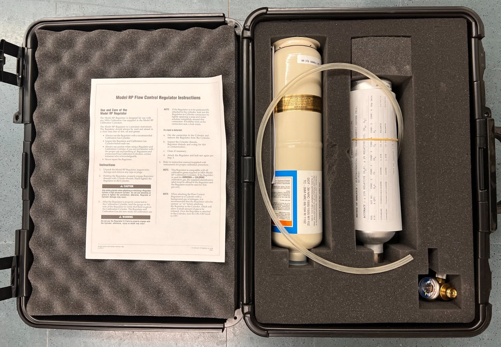 MSA Model RP Flow Control Regulator