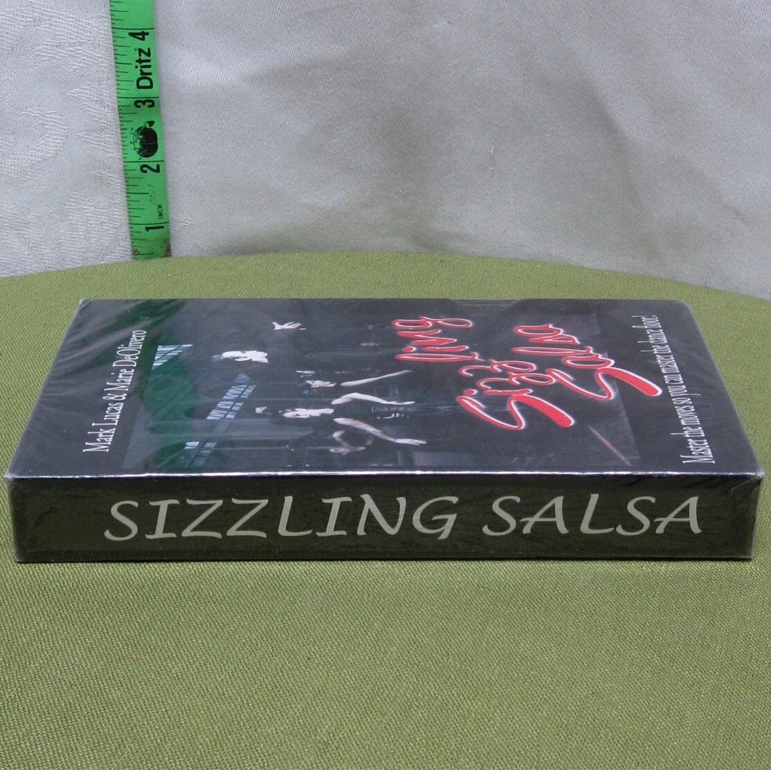 SIZZLING SALSA stash hider Mark Lucas phony VHS hideaway box NWT faux-movie