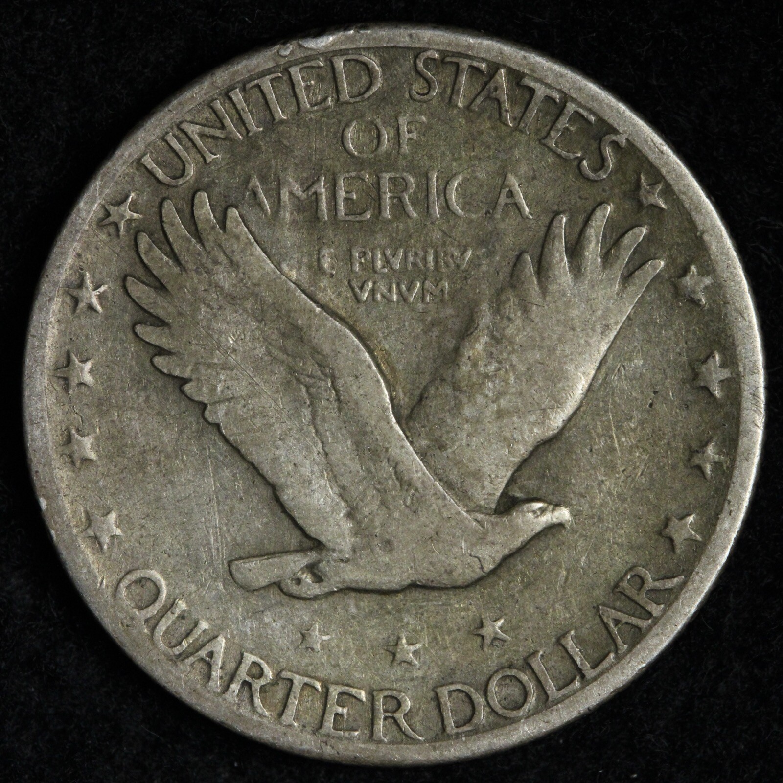 1924-S Standing Liberty Silver Quarter VF E235 UTEO