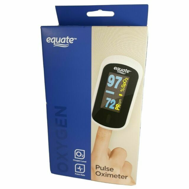 EQUATE CN310 Fingertip Oxygen Level Pulse Rate Oximeter