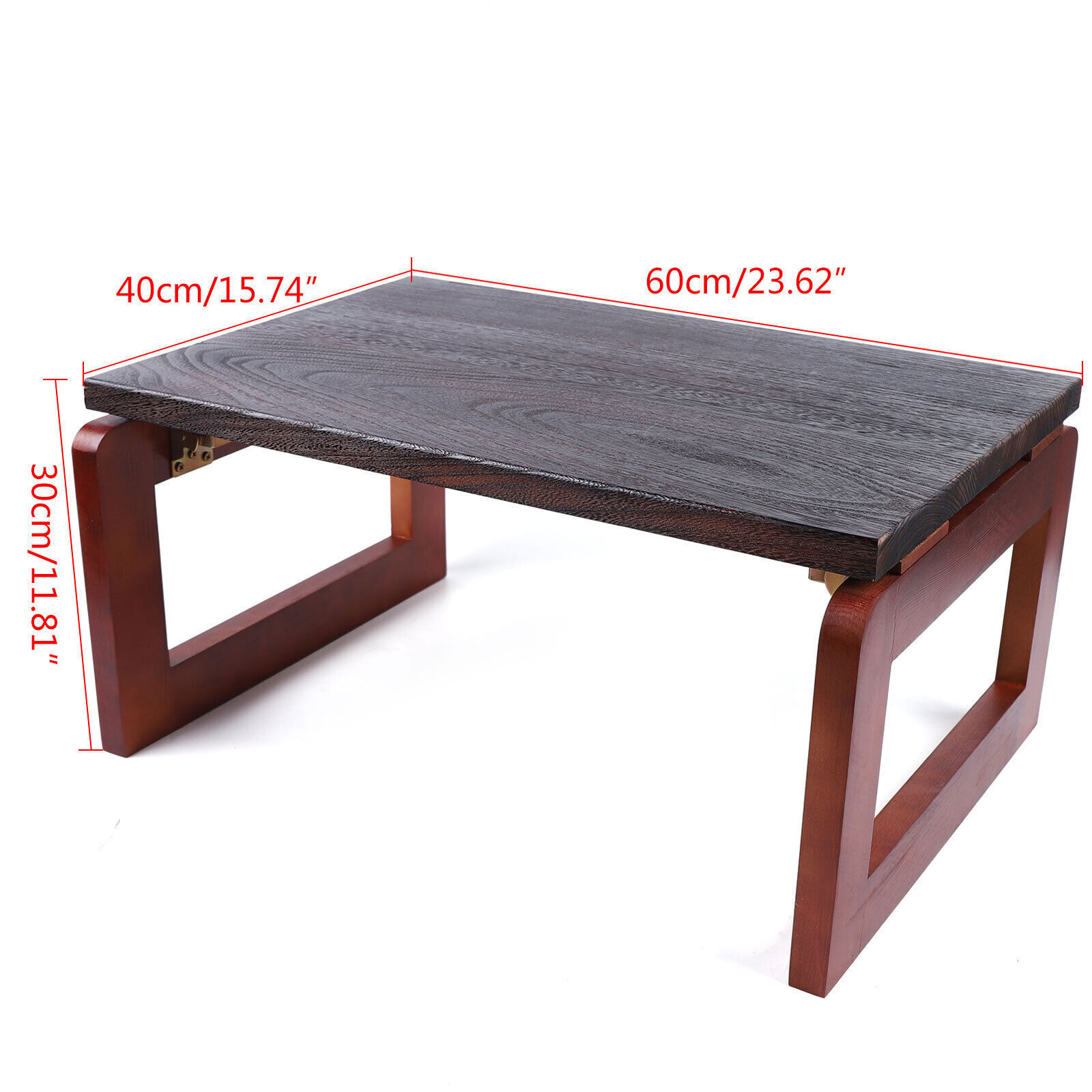 Brown Wooden Folding Coffee Table Low Tea Table Tea Picnic Table Asian Style US