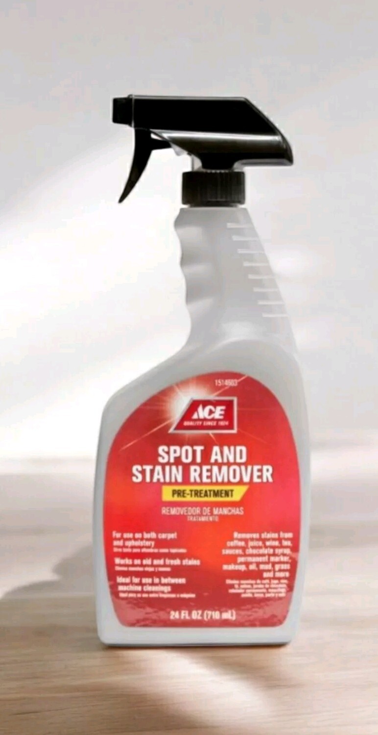Ace Spot and Stains Remover for Carpet Upholstery and Fabrics, 24 Oz