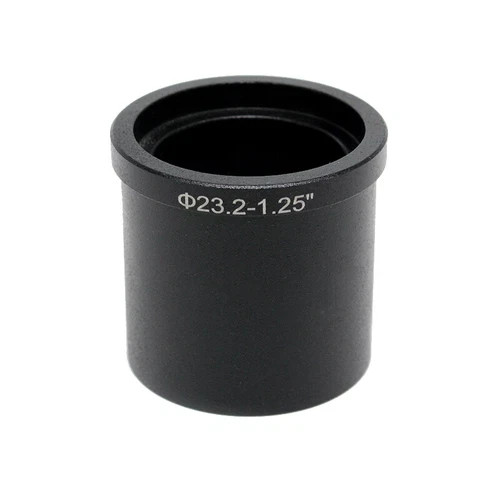 Microscope Eyepiece Dia. 23.2mm to 1.25" Adapter Ring for Astronomical Telescope