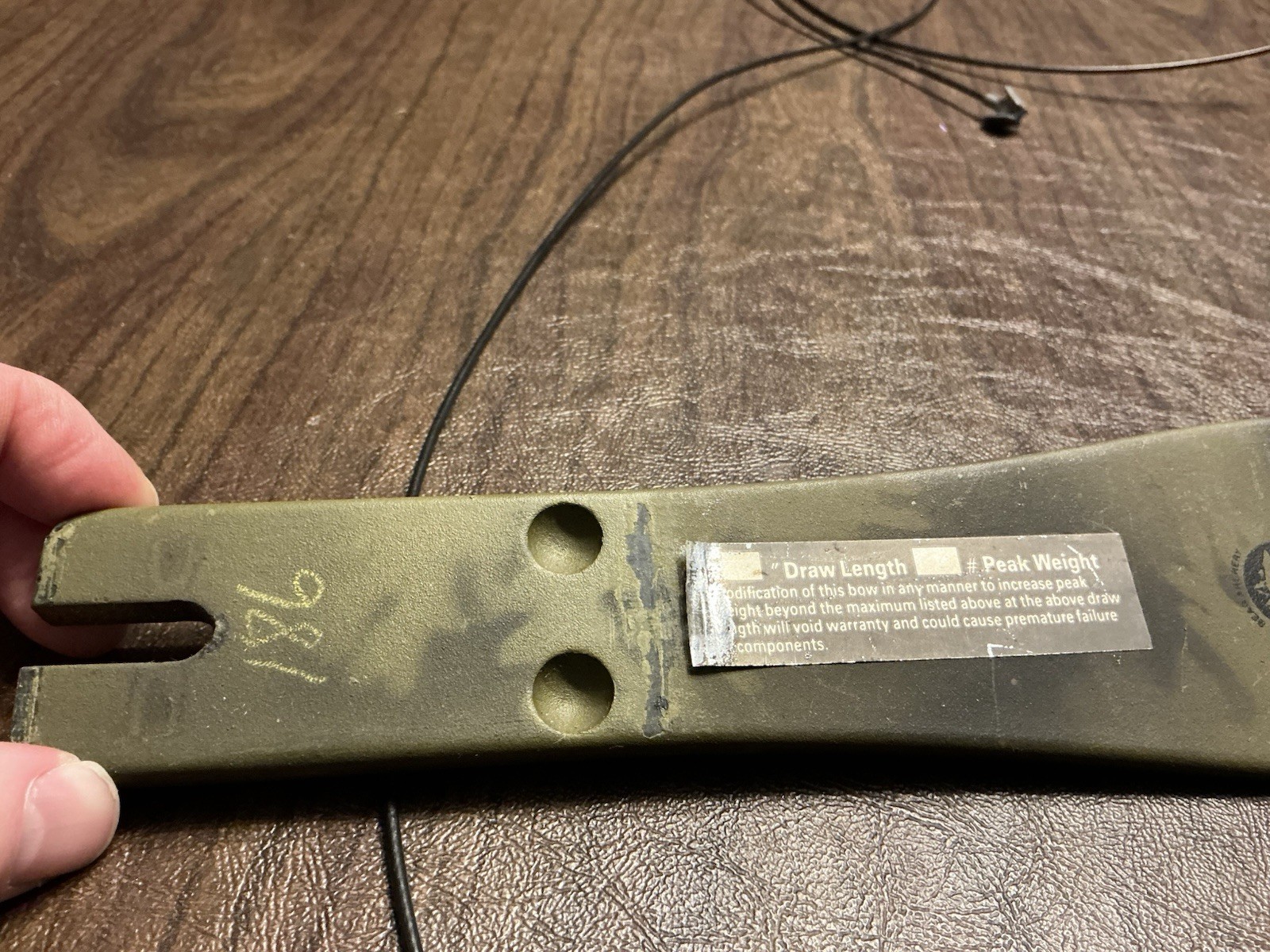 Bear Flare Compound Bow Parts