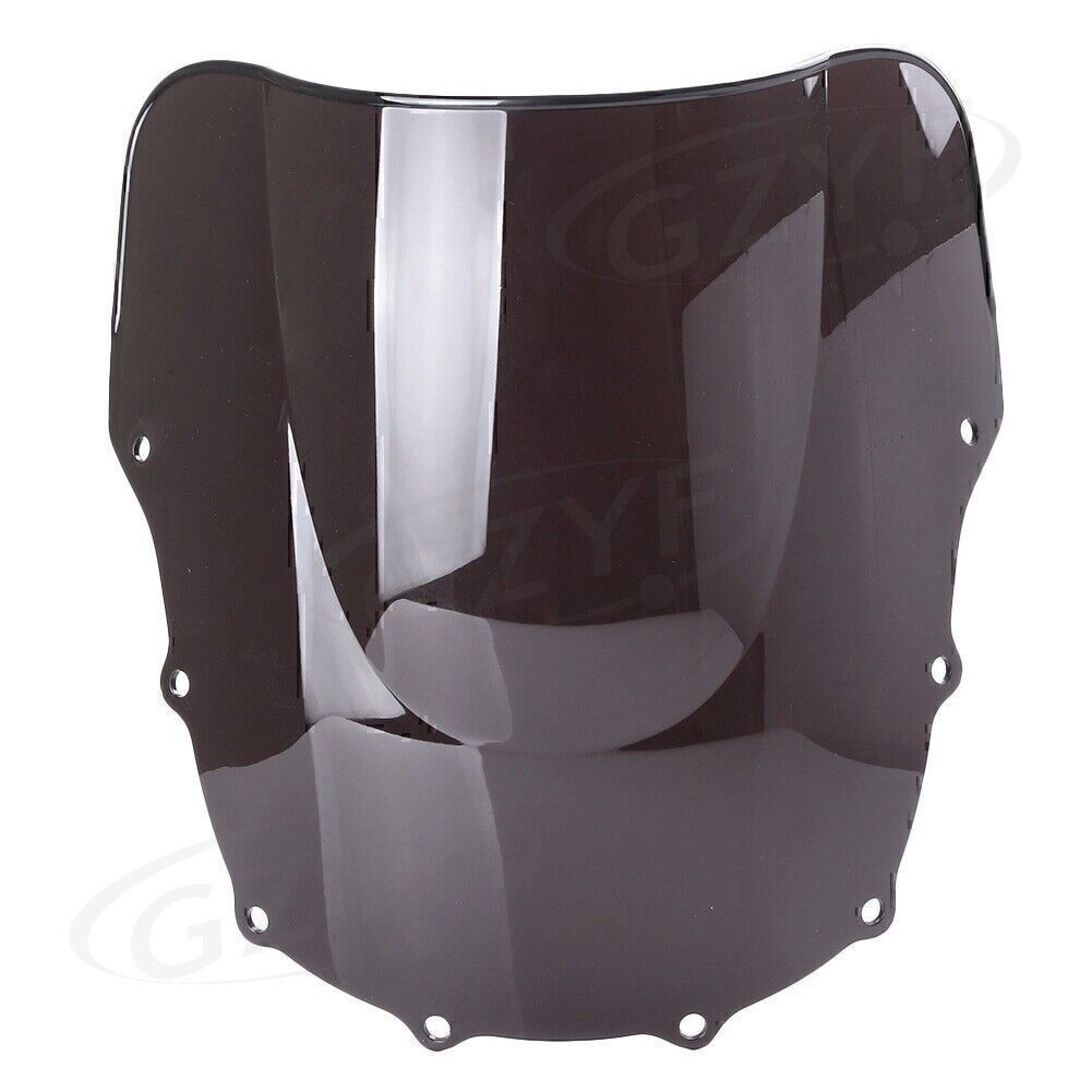 Double Bubble Windscreen Smoke Motorcycle For Kawasaki ZZR400/600 1993-2007 New