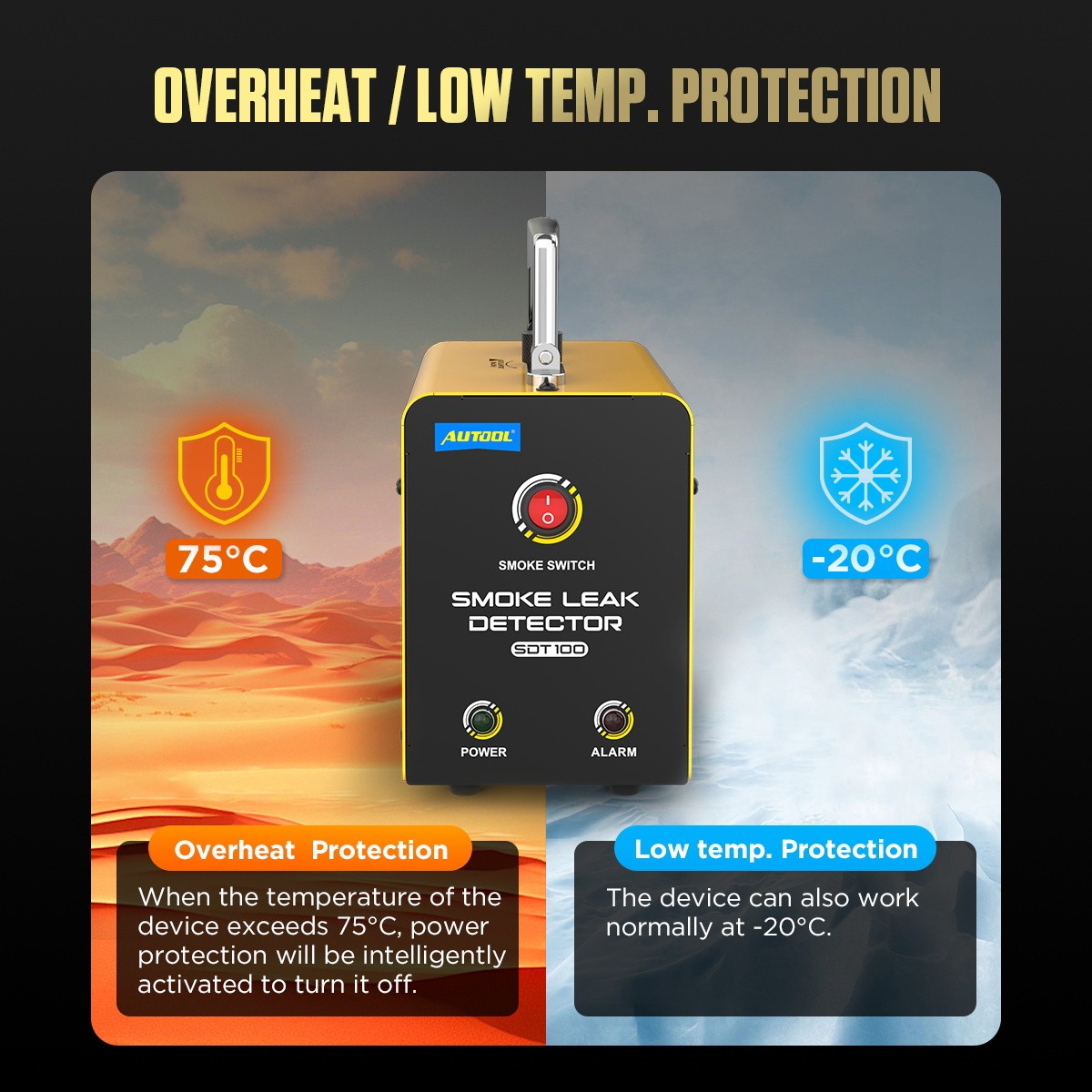 Automotive EVAP Smoke Machine Diagnostic Vacuum Leak Tester Detection Smoke Test