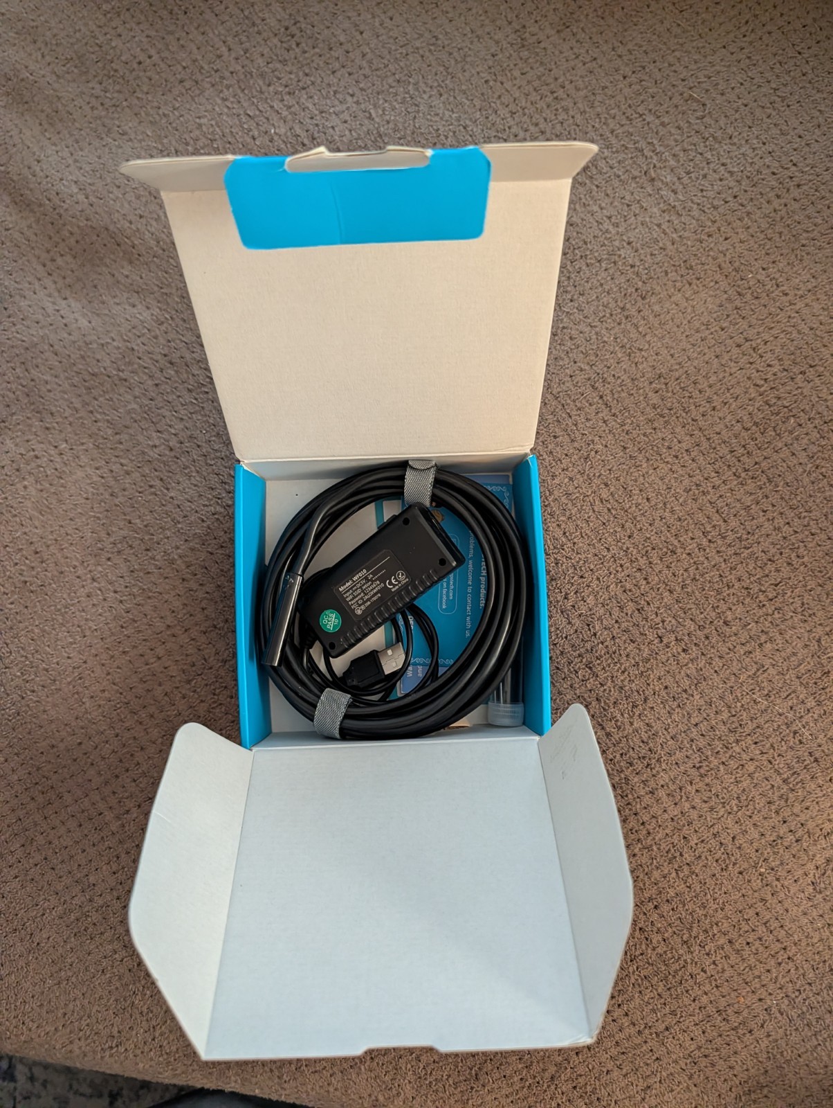 Depstech Wireless Endoscope Snake Camera - Black