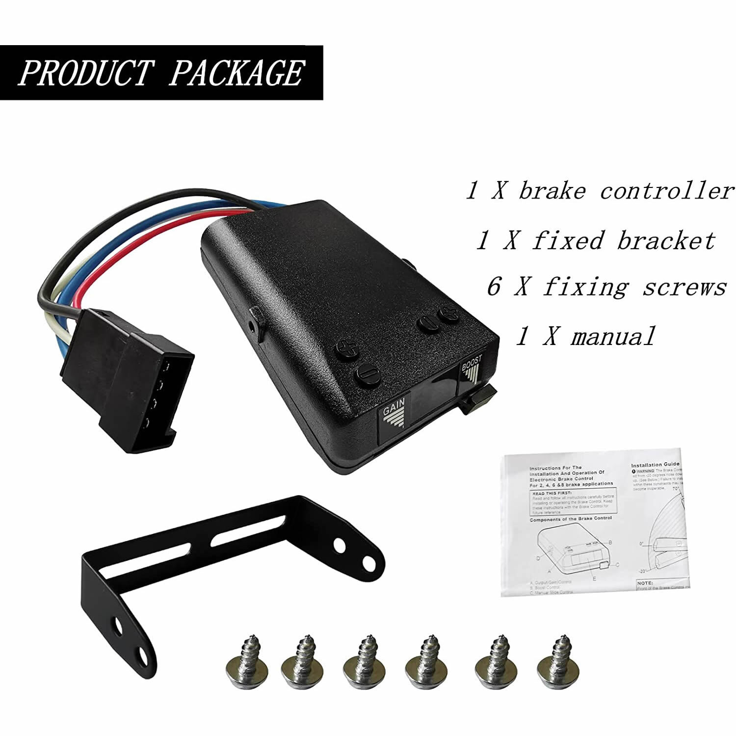 8508211 Electronic Trailer Brake Controller For Virtually Trailer 2 to 8 Braking