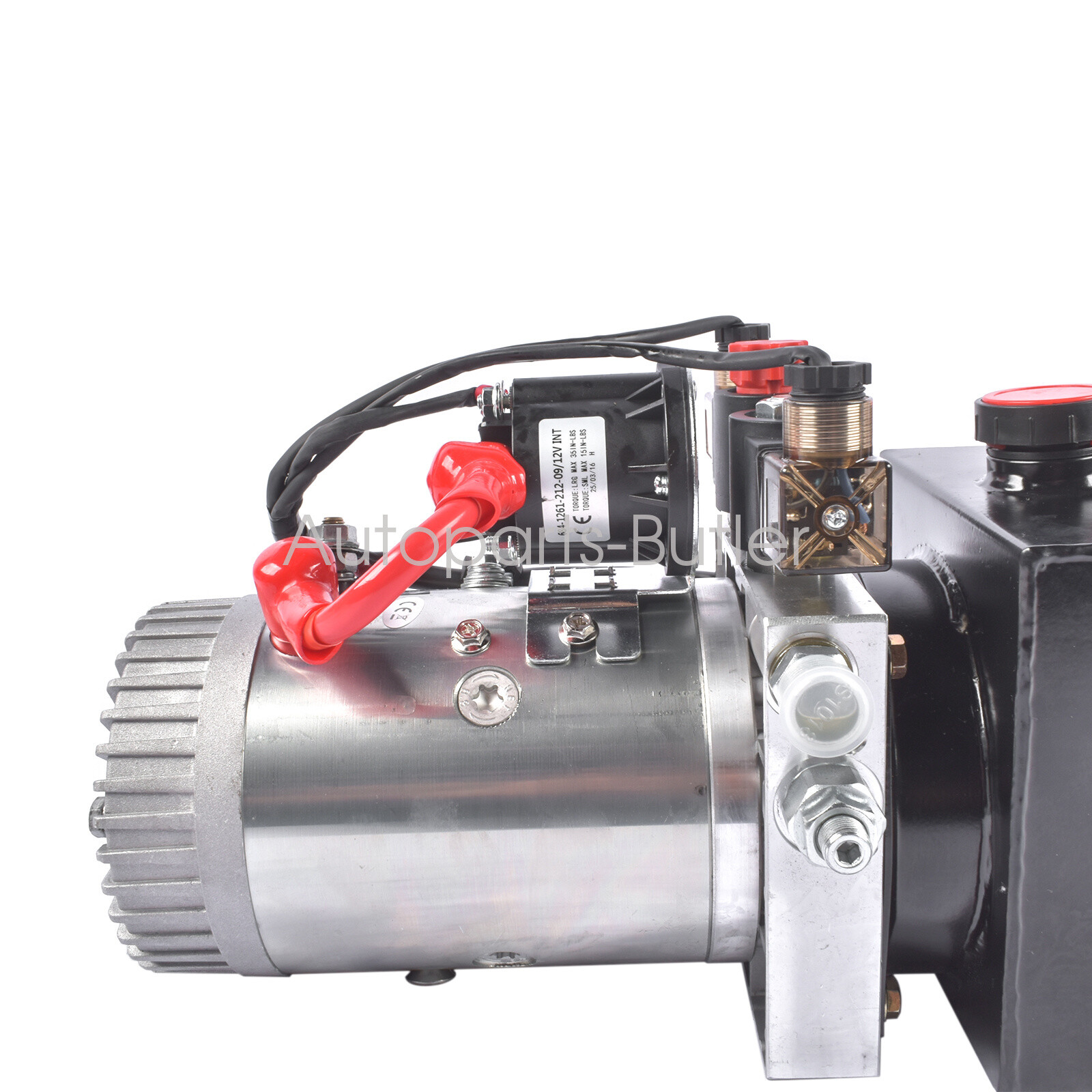 Hydraulic Power Unit Hydraulic Pump 12V Double Acting 4 Quart Dump Trailer