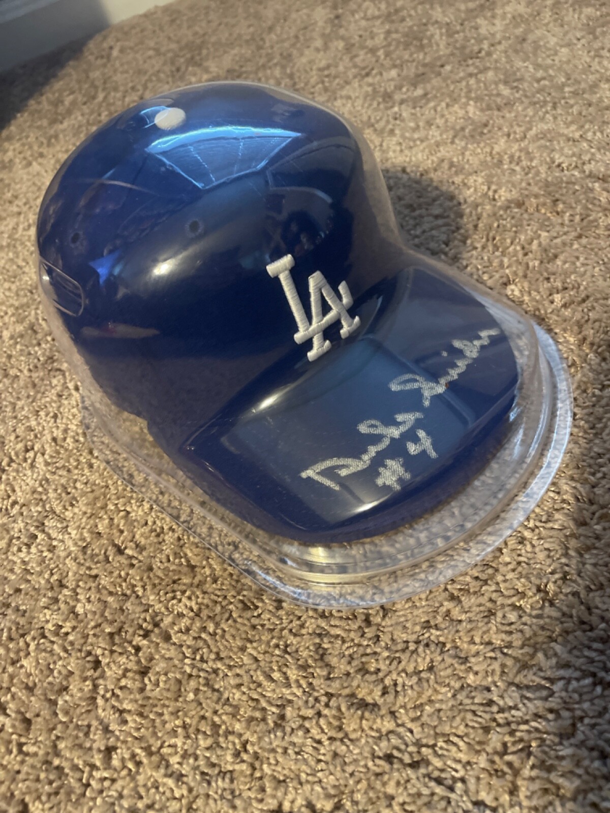 Duke Snider autographed Dodgers cap