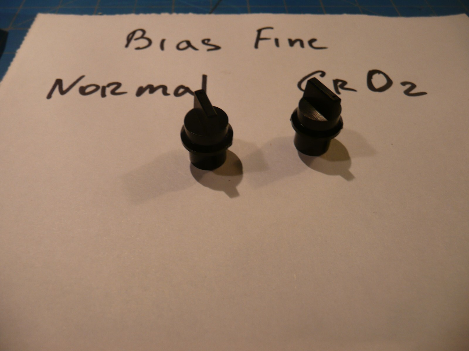Aiwa AD-WX777 Cassette Deck Replacement Bias Fine Normal CrO2 Control Knobs