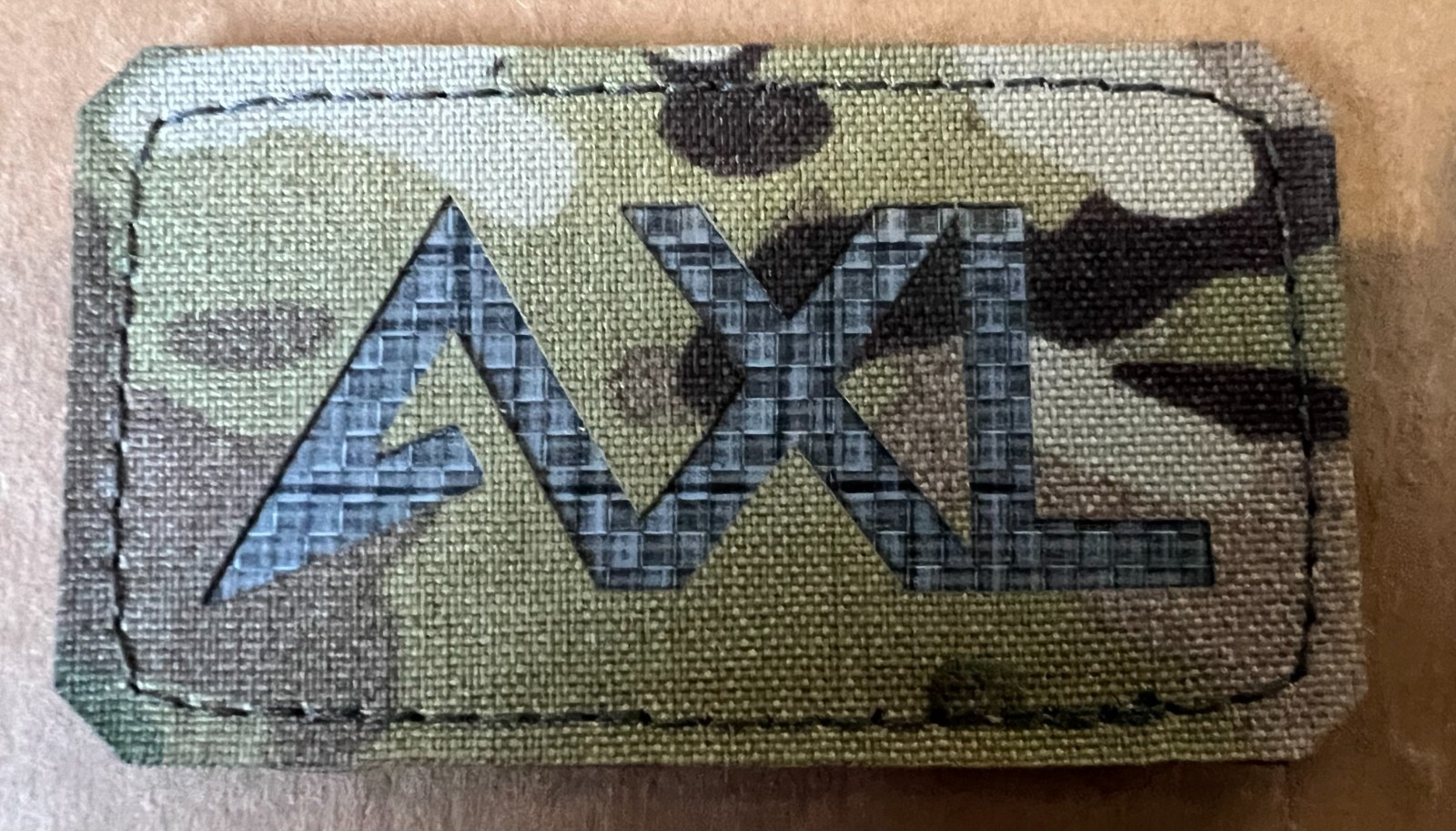 AXL Multicam Logo Tegris Backing Patch