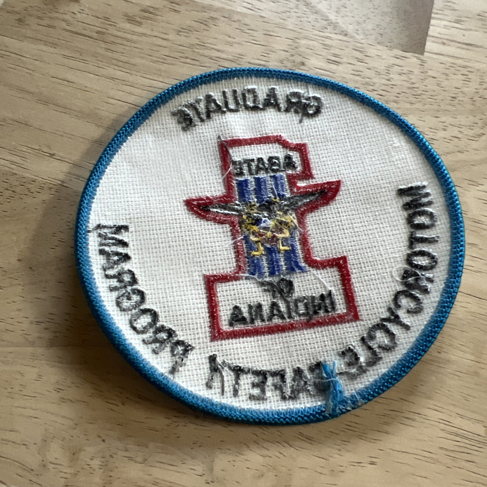 ABATE OF INDIANA GRADUATE Motorcycle Safety Program Patch