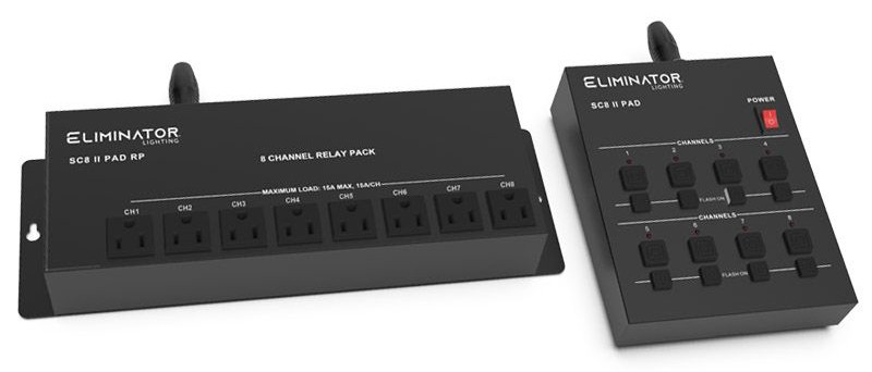 Eliminator Lighting ADJ SC8 II PAD SYSTEM Analog Lighting Controller System