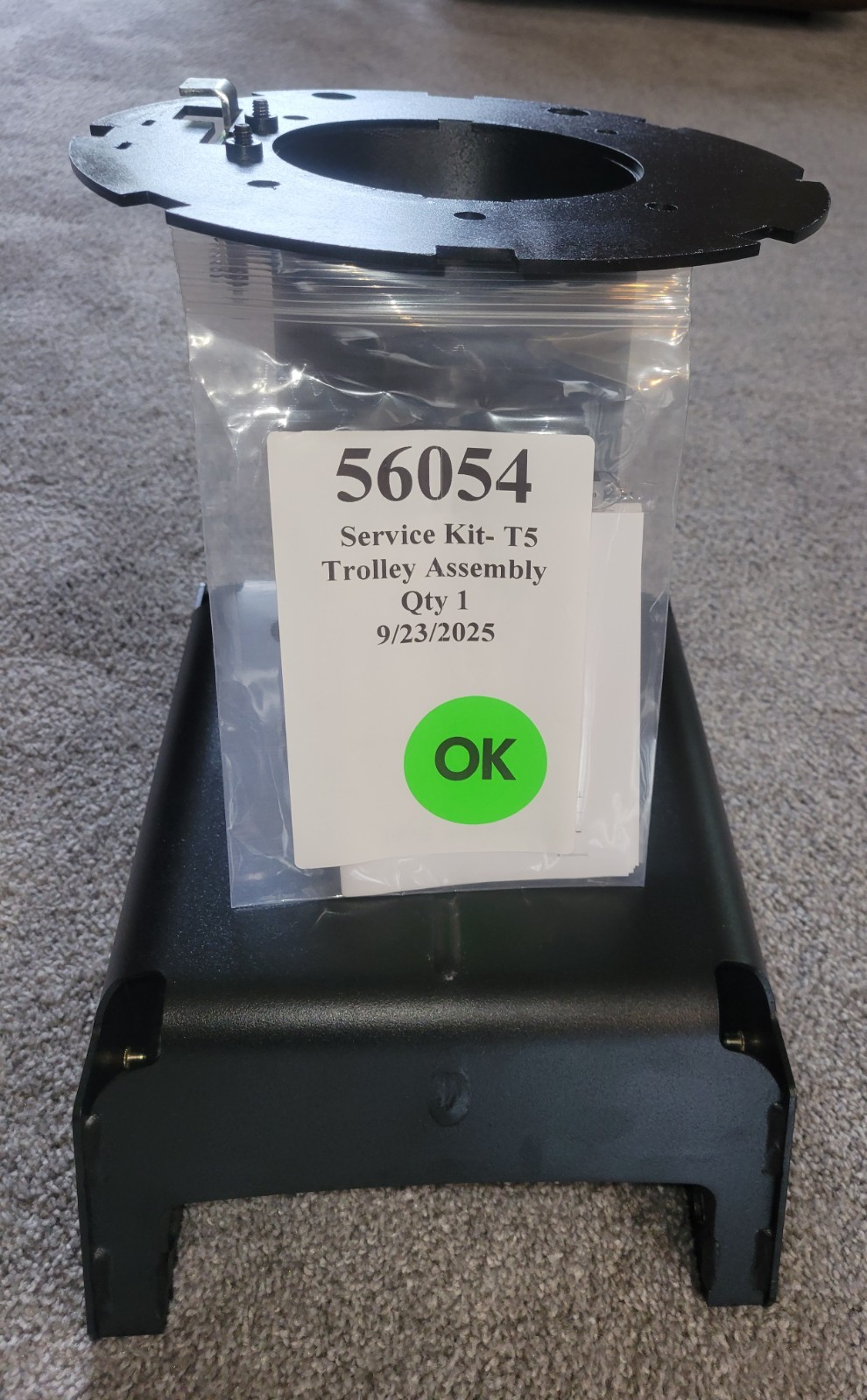 New- Nustep T5 T6 Trolley Assembly-NO WHEEL/ROLLERS