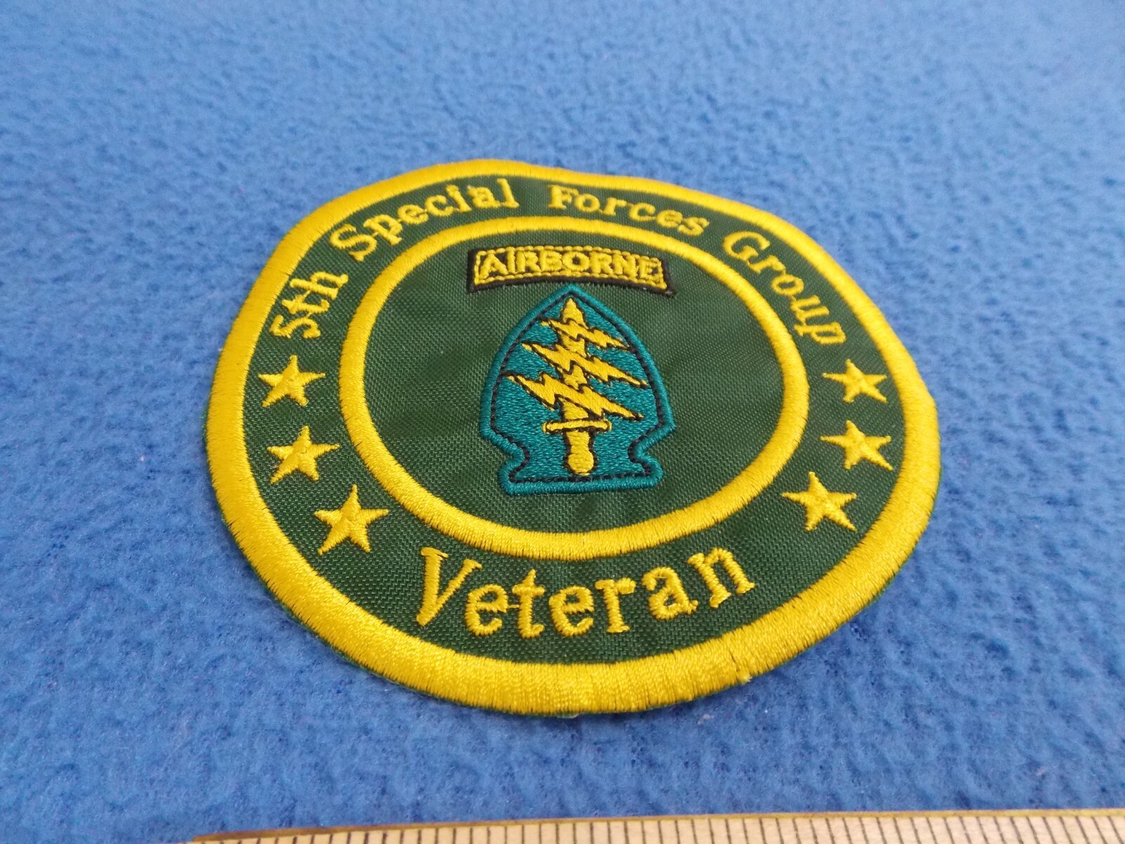 5TH SPECIAL FORCES GROUP AIRBORNE VETERAN PATCH - MINT - 4 INCH