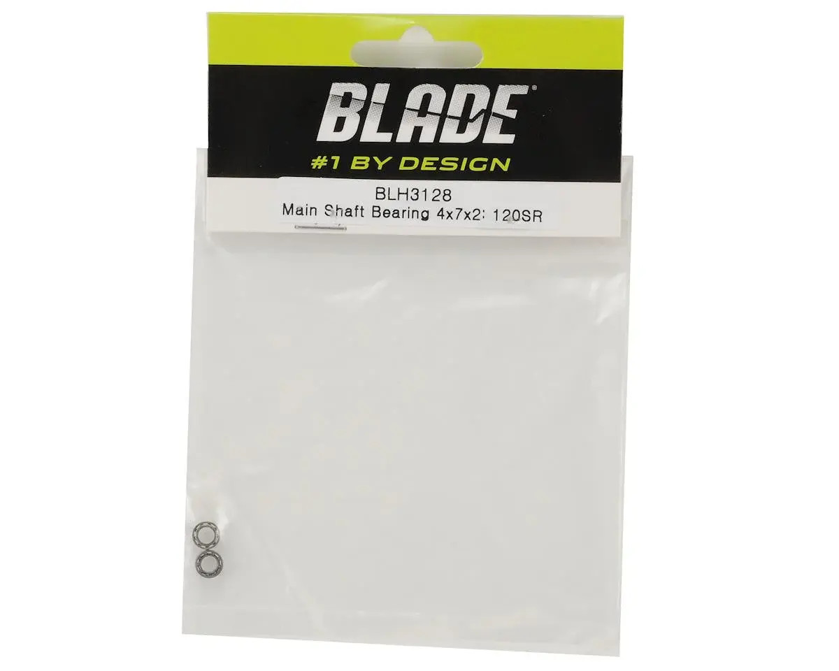 BLH3128 Blade 4x7x2mm Main Shaft Bearing Set (2): 120 SR
