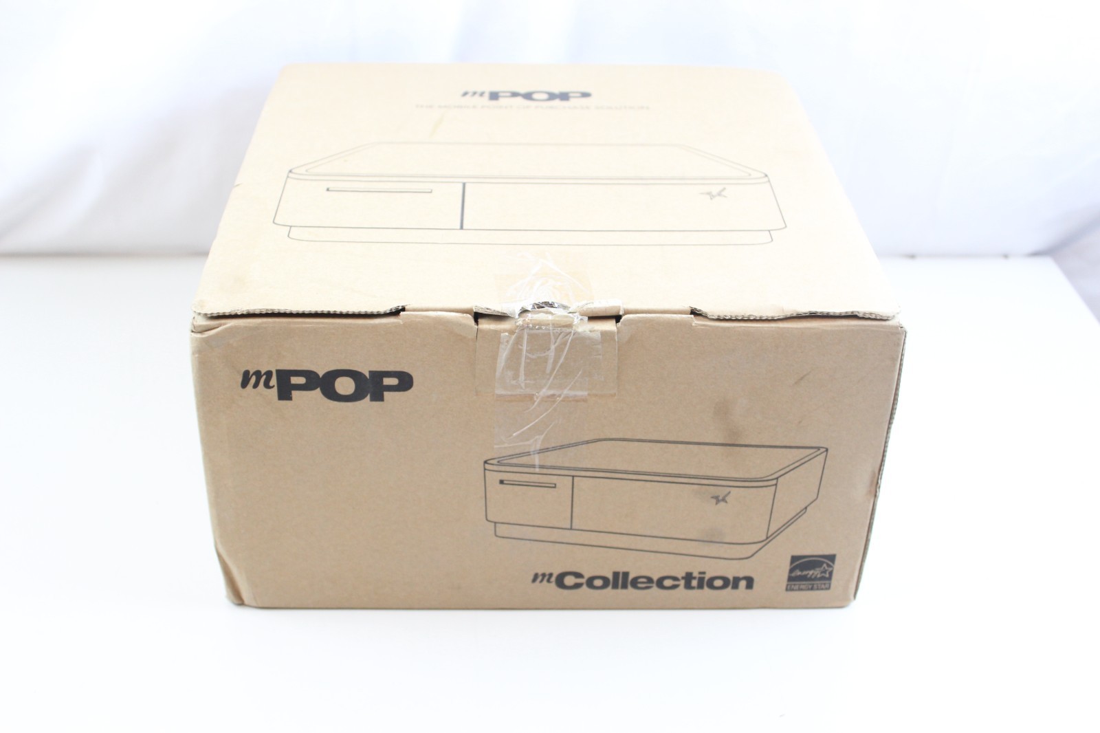 Star Micronics mPOP POP10CI-F Black Model A006 Receipt Printer & Cash Drawer