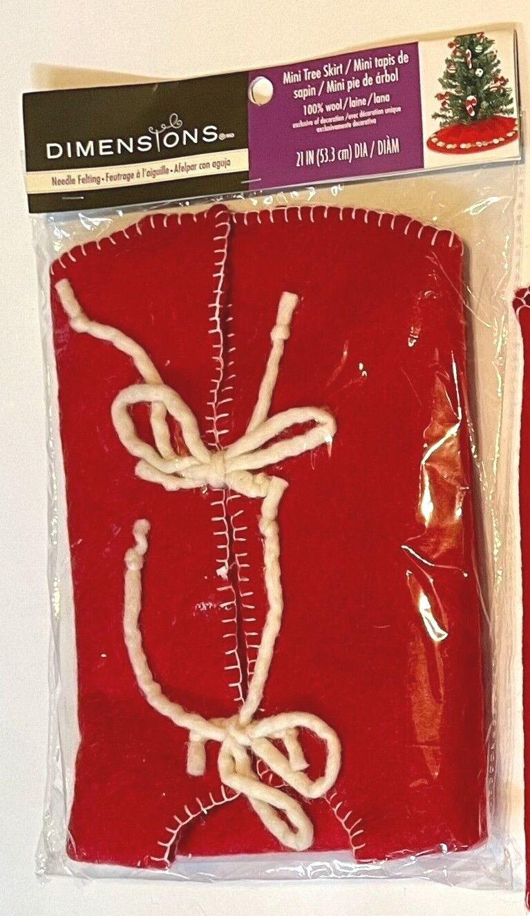 Dimensions Christmas Felt Shapes, 100% Wool - Your Choice - NEW