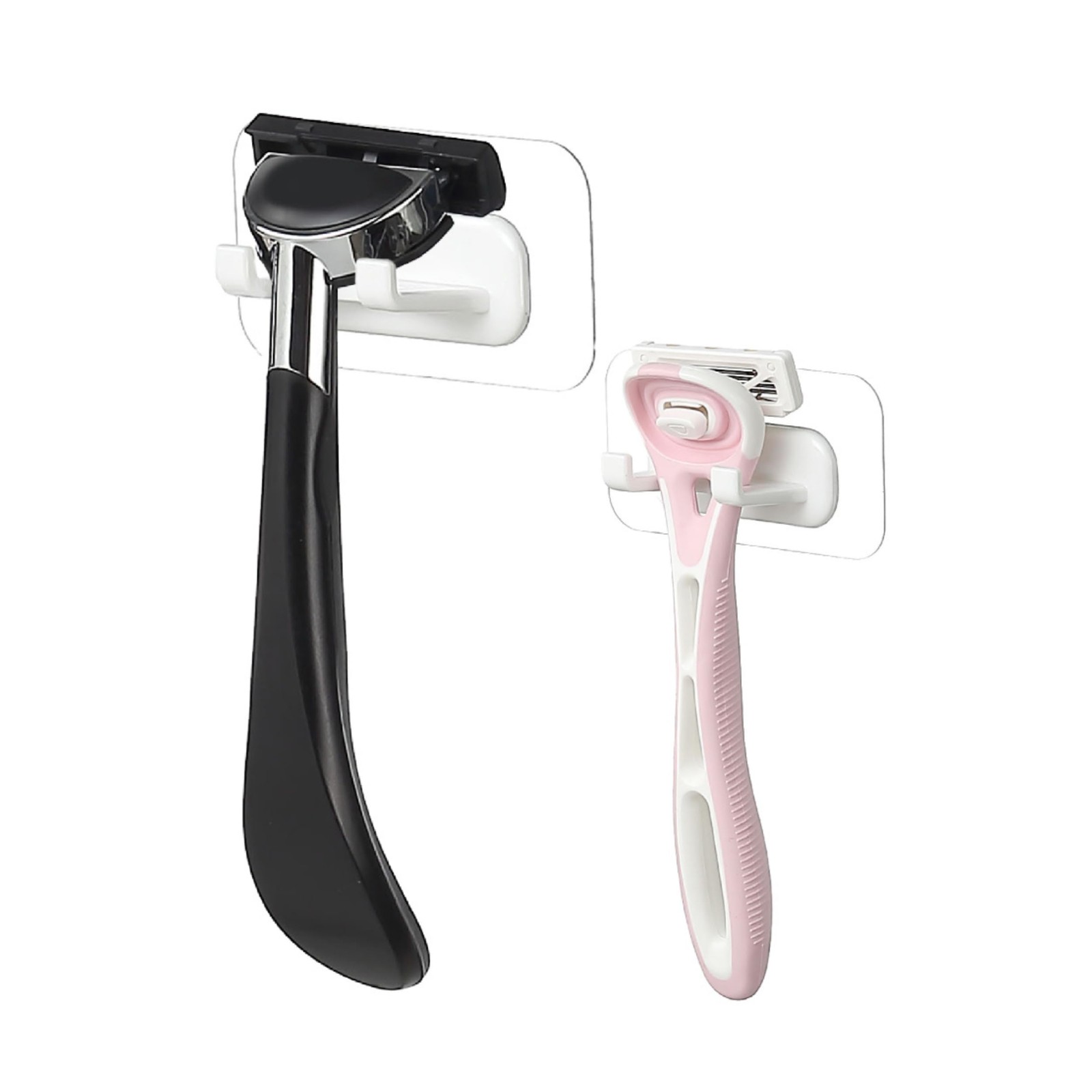 ook Lab Selfadhesive Shower Razor older 2pack Removable  Reusable Waterproof oo