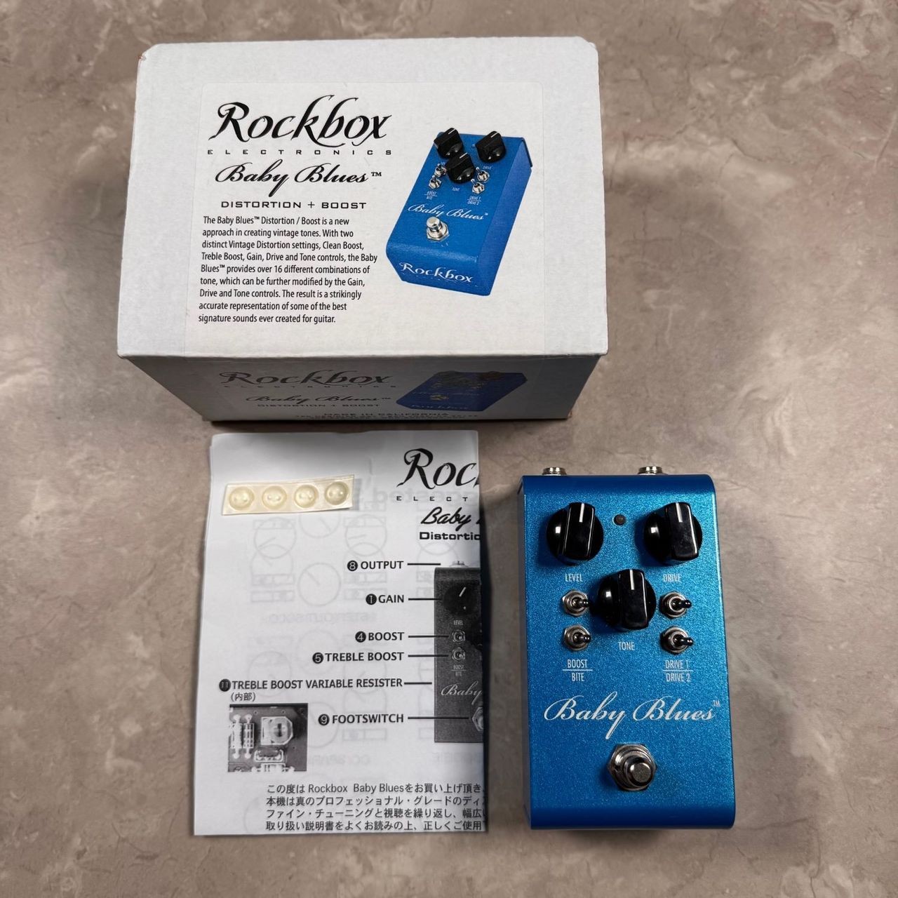Rockbox Electronics Baby Blues Distortion+BOOST 408033