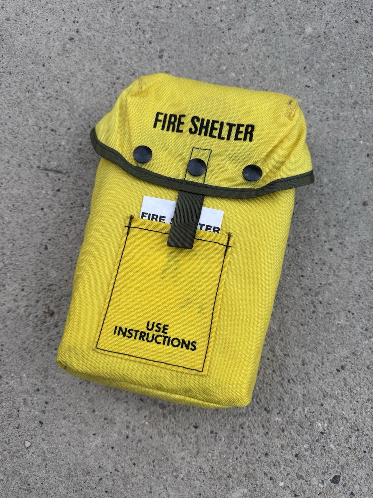 New FSS Fire Shelter w/ Belt Clips WildLand Emergency Protection Firefighter NOS