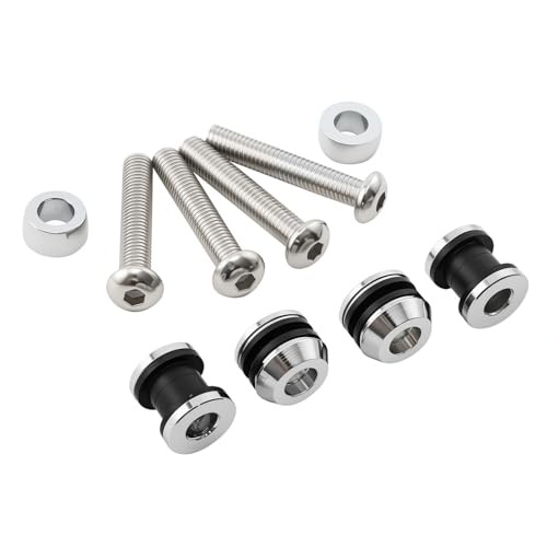 Motorcycle Quick Release kit 52300285 Luggage Rack Docking Hardware Chrome#3