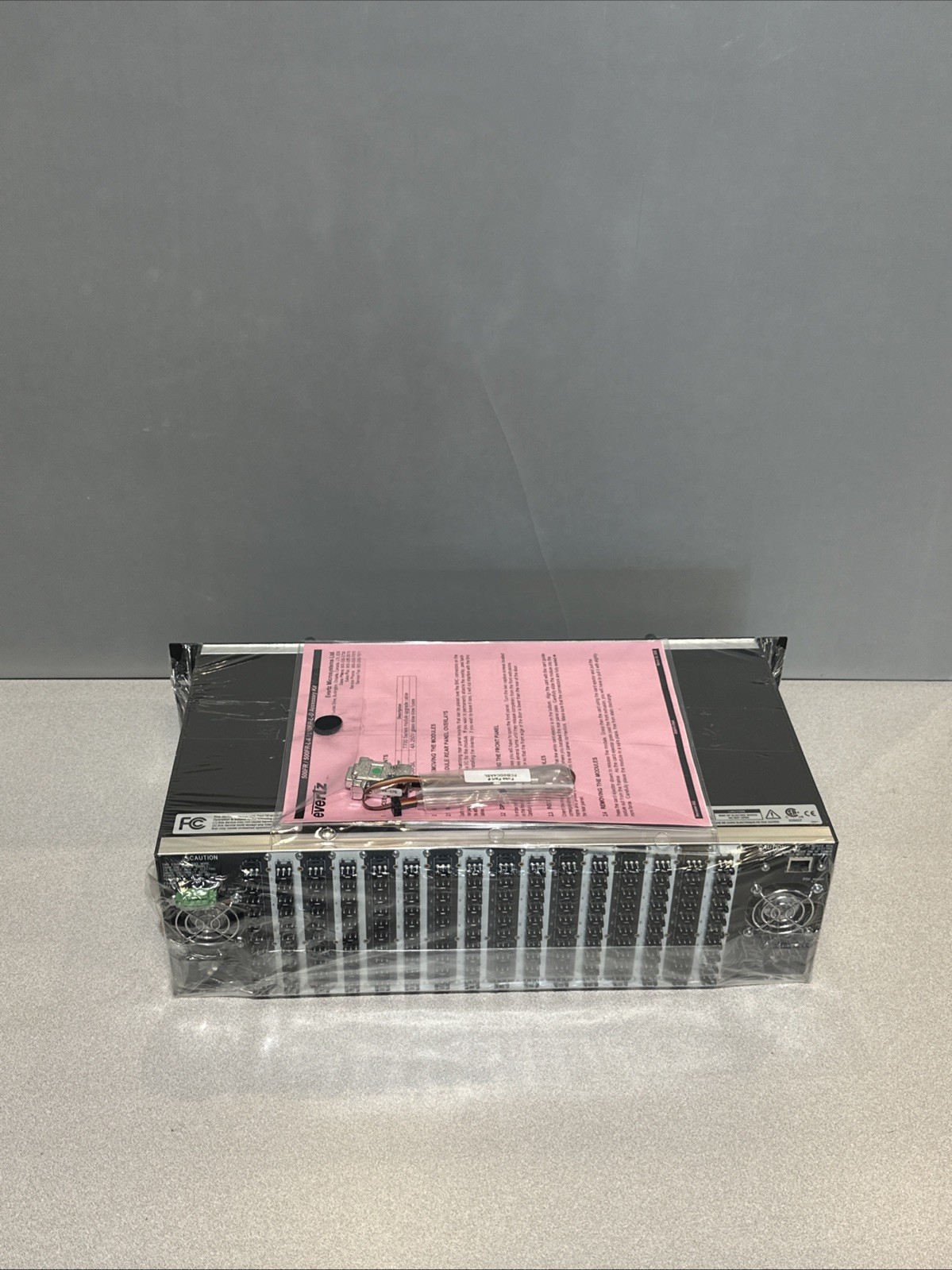 Evertz 400FR Compact High Density Balanced Audio Distribution Frame - SKU1929303
