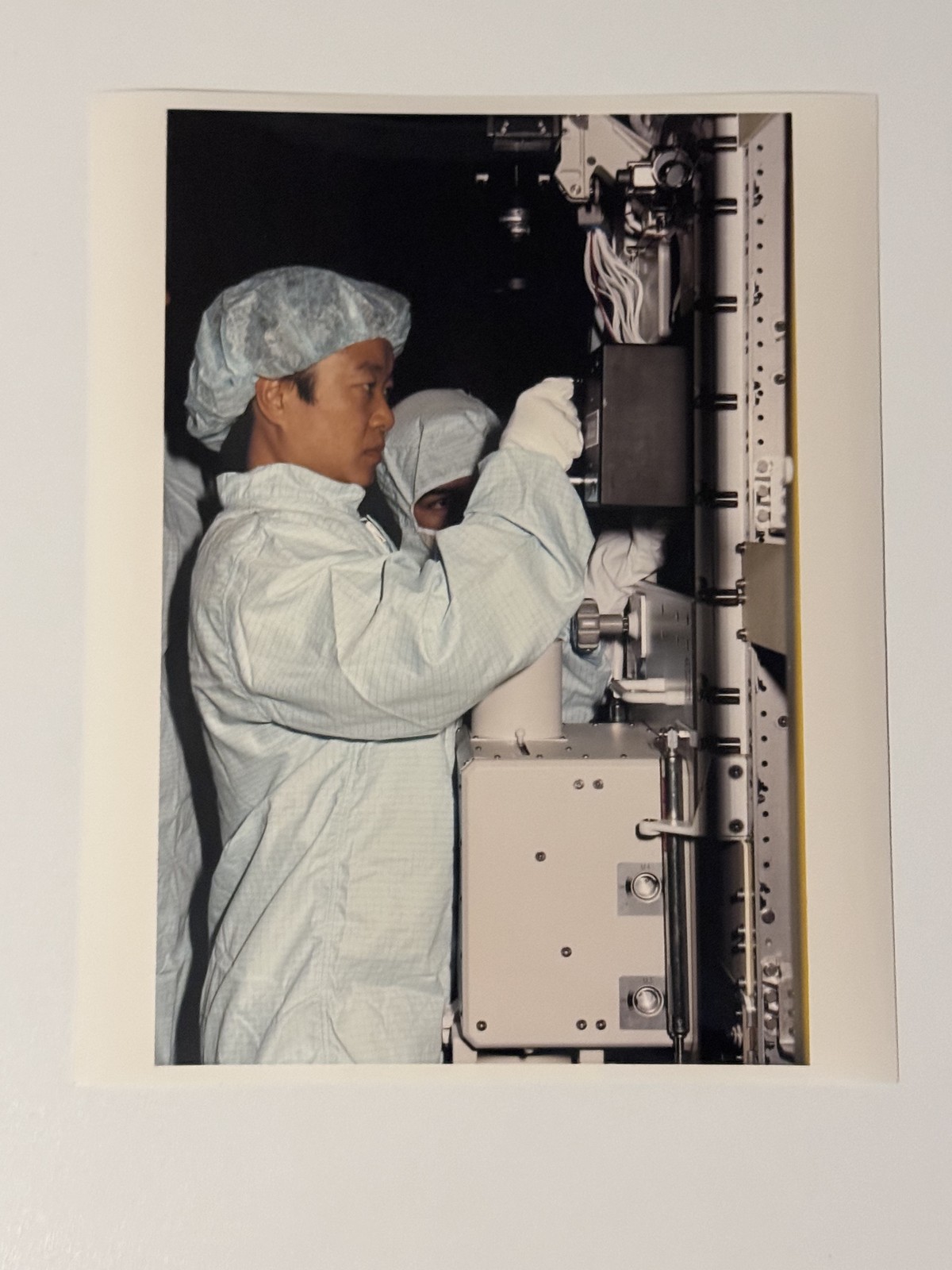 NASA STS-65 Crew Inspect IML-2 Payload Hardware Press Photo