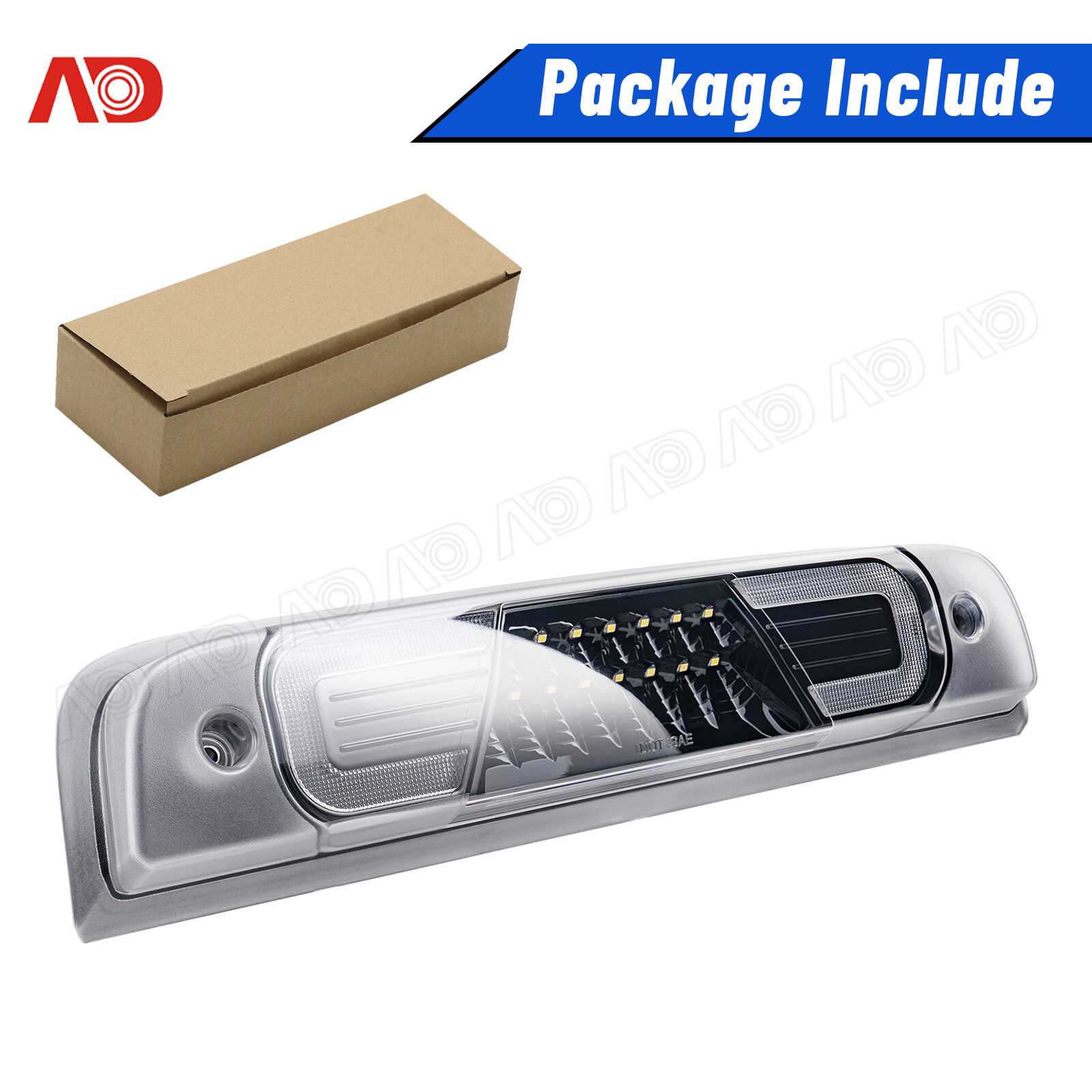 For Chevy Silverado GMC Sierra 14-18 LED 3rd Third Brake Light Tail Cargo Lamp